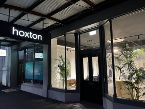 Hoxton Hair South Melbourne Clarendon Street view at dusk