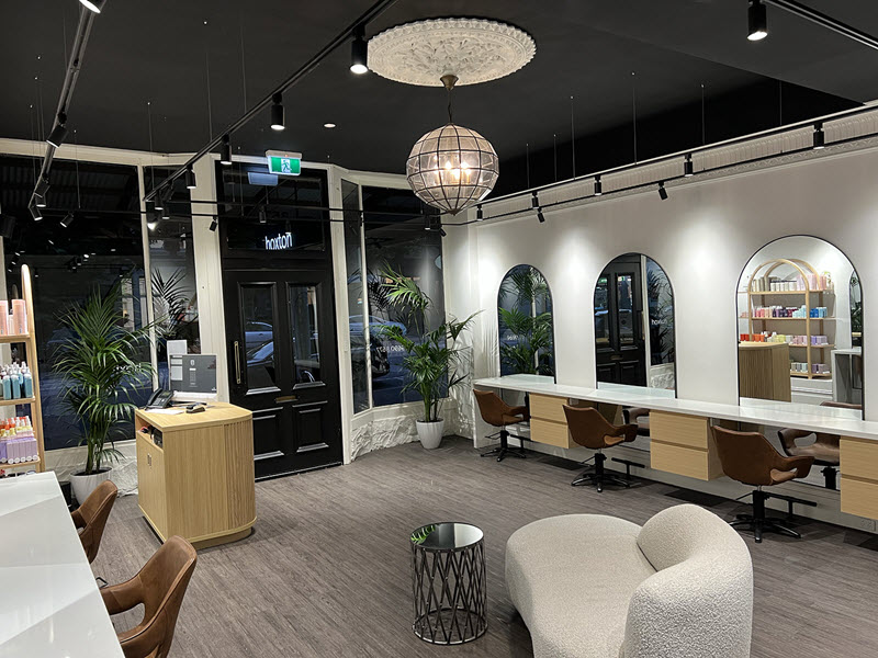 Styling Area of Hoxton Hair Salon South Melbourne